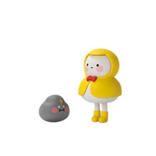 BOBO x26COCO气球人系列盲盒 宇航员下雨天小甜心 下雨天