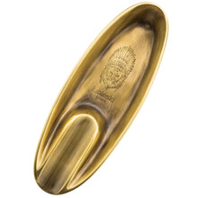 LUBINSKI 纯铜雪茄烟灰缸 单槽复古装饰摆件 单槽-17船型