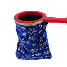 乾坤袋 空袋出物 空袋变出花糖果 儿童舞台魔术道具套装表演演出 大号蓝花纹-外口径15cm 乾坤袋