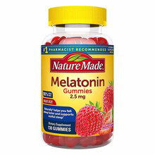 Nature Made 天维美 褪黑素软糖 成人中老年人改善睡眠 助眠软糖 2.5mg 130粒