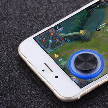 姒桀 王者荣耀走位神器游戏手柄摇杆吸盘安卓苹果手机按键吃鸡辅助手游 Q11走位神器【蓝色】 (2个走位)＋钻石手柄+收纳盒