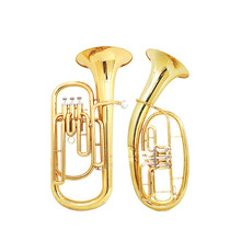 雨晨ALEX次中音号乐器漆金镀镍黄铜降b ABR-200扁键 ABR-100立键 ABR-100