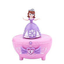 冰雪奇缘雪音乐盒安娜艾莎儿童玩具音乐首饰盒 生日礼物 小公主苏菲亚八音盒68159 苏菲亚音乐盒
