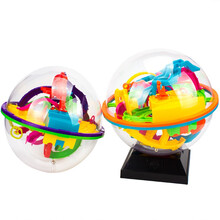 乐智（LeZhi）3D迷宫球玩具100关到299关迷宫走珠魔幻球6-8岁以上 【B款】迷宫球138关 + 208关