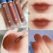 【第2支10】李佳琪荐~日月星辰雾面哑光丝绒唇釉持久不易沾杯掉色高级显白学生平价口红 05#焦糖胡萝卜