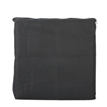 4D透气空气坐垫鸟巢纤维办公室散热夏季粉丝鸟巢椅垫汽车坐垫办公室座垫椅子垫车载垫开车 空气坐垫+黑色布套 40*40*3cm