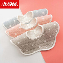 京东超市	
北极绒 婴儿口水巾纯棉围嘴360度旋转婴儿用品口水兜宝宝防水围兜 5条装 防水围嘴 男宝宝