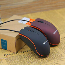 凯罗（KAILUO）鼠标有线鼠标 办公鼠标 适用联想大红点M20有线鼠标 笔记本台式机鼠标 黑