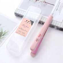 Sunchance学生迷你干湿直卷发器电夹板直板夹直发卷发两用刘海神器小型懒人 少女粉+收纳盒(直卷两用) 单主机