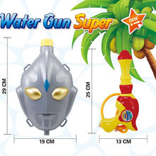 姒桀 背包水枪 儿童水枪漫威钢铁侠美国队长蜘蛛侠玩具背包水枪大号中号呲水枪男孩女孩肩带式 奥特曼【容量约1300ml】