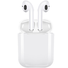 奥多金 真无线TWS蓝牙耳机 双耳半入耳重低音 适用苹果华为oppo小米vivo等蓝牙耳机 白色