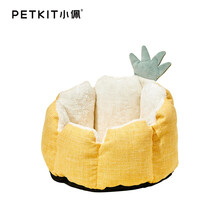 小佩菠萝窝四季通用猫窝狗窝猫屋猫床春夏清凉小型犬幼犬狗垫子宠物用品 圆形灯芯绒猫窝 菠萝窝（15斤猫咪/10斤狗狗）