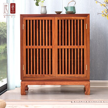 比艺 红木家具缅甸花梨（学名：大果紫檀）实木餐边柜 新中式多功能橱碗备餐柜酒柜客厅储物柜置物收纳柜