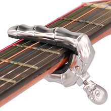 青歌乐器EC-3民谣吉他电木古典吉他变调夹金属尤克里里调音夹  多款可选 EC-12鬼指变调夹（银色） 吉他变调夹