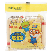 超市	宝噜噜 啵乐乐 韩国原装进口 奶酪鳕鱼肉肠 零食10g*9支宝宝儿童肠零食 玉米肠 智慧鳕鱼肠婴儿 奶酪鳕鱼肠