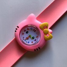 小猪佩奇手表 小猪佩奇白雪公主卡通拍拍表 粉红猪小妹 凯蒂猫 小兔子玩具手表 凯蒂猫粉红色