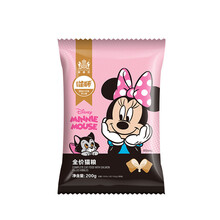 超市	耐威克&迪士尼联名款猫粮 喵酥200g 中空颗粒+三文鱼夹心酥 全价全期成猫幼猫适用猫粮