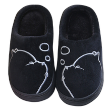 妙优童儿童棉拖鞋秋冬款包跟防滑女童宝宝拖鞋2020年冬季中大童男童室内家用小孩棉鞋 7918-黑色（拖鞋） 26-27码（170）内长约16.0cm适合3-4