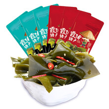 即食香辣海带结办公室零食小包装霞浦海带680g休闲小吃醋香味海带结 香辣味680gX2袋