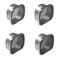 适用于大疆DJI FPV滤镜 穿越MCUV镜CPL偏振偏光ND减光镜套装星光镜光害镀膜无人机配件 ND四件套ND4  ND8  ND16  ND32