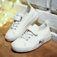 回力童鞋儿童帆布鞋2021年春季新款韩版休闲鞋男童休闲鞋女童小白鞋 21-007白色 30码200/内长约19.5cm