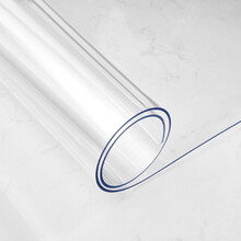 浩浩妈 桌布防水桌垫餐桌布茶几垫软玻璃透明台布磨砂PVC塑料水晶板无味胶垫学生防油圆桌定制 （升级无味透明）厚度2.0mm 40*60cm学生桌布[学校小学生餐垫]