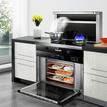 HAP韩派集成灶蒸箱烤箱消毒柜家用一体机侧吸下排烟灶消套装 送货上门免费安装 全国售后覆盖乡镇村 900宽一气+一电+蒸箱23立方变频增压 液化气