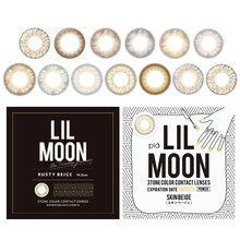 日本直邮 LILMOON 月抛1片装 美瞳彩色隐形眼镜新色 6#Rustybrown 475