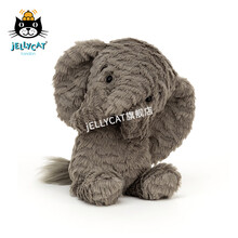 jellycat 2021新品柔软大象可爱公仔毛绒玩具睡觉小玩偶生日礼物 灰色 H20 X W10 CM