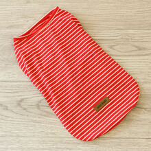 嬉皮狗（hipidog）狗狗衣服夏泰迪奶猫咪背心宠物春夏天薄款小型犬法斗比熊夏季博美夏装秋装 红色背心 XL(建议体重9.5-14斤)