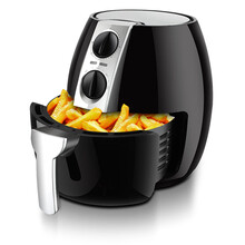山本新款8206家用空气炸锅大容量4.5升智能无油烟薯条机电炸锅机 4.5L大容量D18 适合家用4-5人