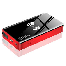 三愚汽车无线充应急启动电源12V柴汽双启车载充电宝 20000毫安（4节电池）搭电宝车载无线充电宝手机移动电源