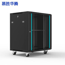 慕胜华腾 6u\9u\12u加厚加深网络机柜墙柜 600深壁挂交换机弱电监控钢化玻璃前门网络小机柜 TS.6612加厚加深 12U