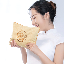 芝竹堂 盐袋粗盐热敷包 艾盐包热敷袋 艾草艾叶艾灸包大颗粒海盐敷袋 家用微波炉加热盐包 竹韵款（陈艾+碧玺+粗盐） M