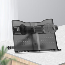 桌面谱架乐谱架便携式台式谱架子古琴琴谱架曲谱架桌上家用吉他 【猫咪款】磨砂黑