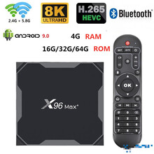 x96max+高清网络机顶盒s905x3安卓9.0智能电视盒子播放器tvbox64g 4+32G澳规 标配