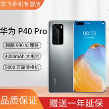 华为 HUAWEI P40 Pro 麒麟990 5G SoC芯片 5000万超感知徕卡四摄 50倍数 冰霜银 8GB+128GB
