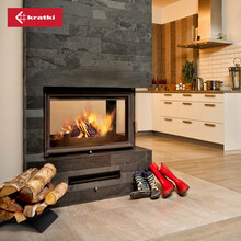 【波兰进口】LUCY 14 LBS /PBS伊帆真火壁炉嵌入式家用别墅室内木柴壁炉燃木壁火炉民宿烧柴 LUCY14 LBS 右开门