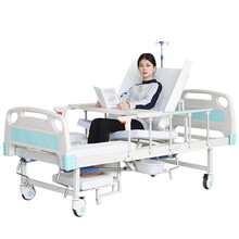 礼达康 护理床 家用老人病人残疾人多功能翻身医院医用医护病床中风偏瘫瘫痪康复器材轮椅看护床可平躺 中曲升降带便孔+防侧滑防下滑+绿色