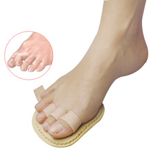 康立捷 儿童成人脚趾弯曲矫正器槌状趾锤状趾爪形指纠正器拇外翻分趾器重叠脚趾变形矫正器弓起固定带分离器 S(矫正1个脚趾)不分左右-单只装