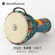 solo非洲鼓儿童入门初学者幼儿园标准8寸民谣鼓乐器丽江手鼓 【免调音】10 绚蓝款