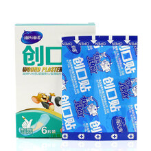 倍适威 透明创可贴高弹力防水隐形创口贴透气止血贴100片/盒 4盒装【6片/盒】