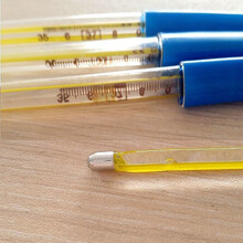 短泡头体温计家用成人儿童婴儿肛门测量仪宝宝发烧发热温度表 短泡头黄背G体温计1支(更安全)