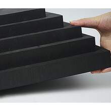 加硬60度EVA泡棉板材 高密度泡沫板 COS道具模型制作防撞减震材料 1米*0.5米*5mm【60度】黑色