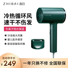 直白（zhibai）水润风吹风机家用 电吹风负离子发廊级大功率吹风筒 冷热风恒温护 HL350