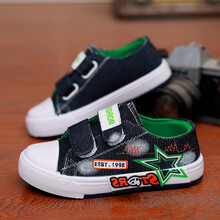 童鞋儿童帆布鞋男童运动鞋板鞋女童布鞋韩版休闲鞋小单鞋 大笨熊592深蓝 27