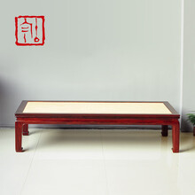 问闲红木家具小叶紫檀（学名：檀香紫檀）榻罗汉床明式床单人榻实木中式卧室客厅卧榻
