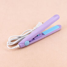 迷你电夹板女拉直发直卷两用直板夹刘海卷发棒迷小型懒人神器熨板 丁香紫 【套餐一】梳子+2个夹子