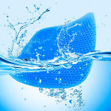 禾沐舟 汽车坐垫夏季 椅子凉垫办公室电脑椅美臀蜂窝凝胶座垫四季通用鸡蛋单片坐垫学生透气座椅垫