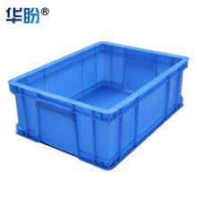 华盼加厚周转箱塑料物流搬运箱仓库分类储物箱零件收纳筐工具盒储水箱外径412*305*145mm